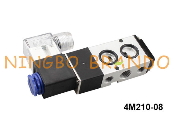 tipo manera G1/4” 24V 220V de 4M210-08 Airtac de la válvula electromagnética 5/2 de Namur
