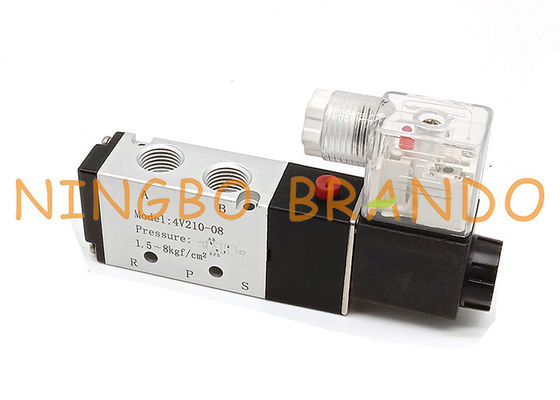 tipo válvula de 4V210-08 Airtac de control neumática de aire del solo solenoide