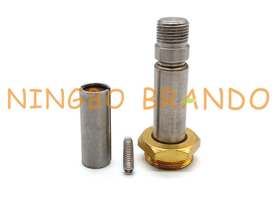 Tronco auto de acero inoxidable de cobre amarillo de la válvula electromagnética del dren del émbolo de M20 Seat