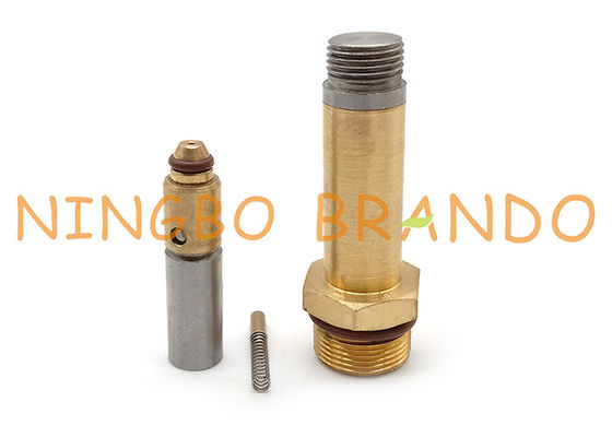 Armadura de cobre amarillo de la válvula electromagnética del NC de la manera del LPG CNG 2/2 del hilo M17