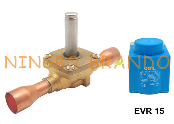 Danfoss mecanografía a refrigeración 032F1225 de EVR 15 la válvula electromagnética 7/8&quot;