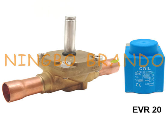 7/8&quot; la válvula electromagnética Danfoss de la refrigeración mecanografía EVR 20 032F1240