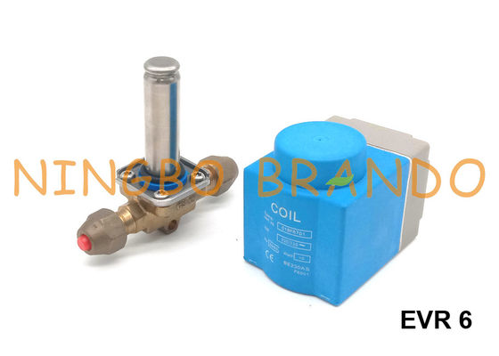 La refrigeración Danfoss de la válvula electromagnética mecanografía EVR 6 NC 3/8&quot; 032F8074