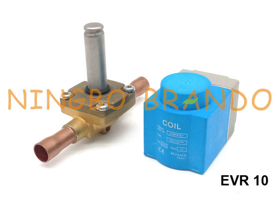 La válvula electromagnética Danfoss de la refrigeración mecanografía EVR 10 NC el 1/2” 032F2123