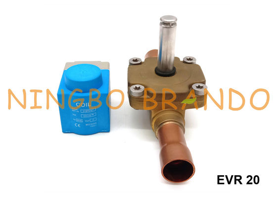 Danfoss mecanografía a refrigeración de EVR 20 NC la válvula electromagnética 7/8&quot; 24VDC 220VAC