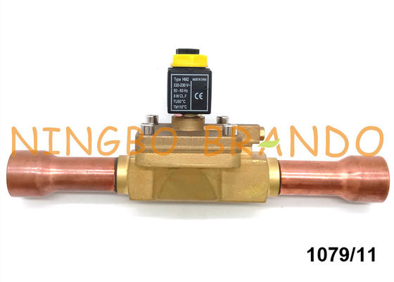 Castel Type 1079/11A6 1 válvula electromagnética de 3/8 pulgada en ciclo de refrigeración