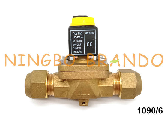 Válvula Castel Type 1090/6A6 1090/6A7 de la refrigeración del solenoide de 3/4 pulgada