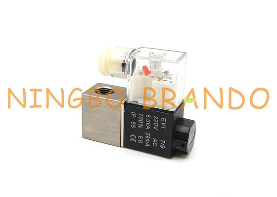serie 1/4&quot; de 2V025-08 2V válvula electromagnética neumática de actuación directa de la pulgada