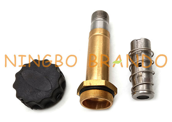 3/2 tronco móvil de acero inoxidable del solenoide de la base del tubo de cobre amarillo del hilo de la manera S9