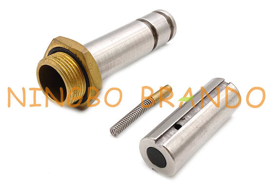 2/2 armadura de acero inoxidable de la válvula electromagnética de Seat del hilo de cobre amarillo del NC de la manera