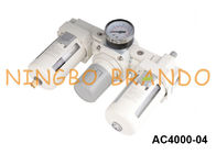 Tipo regulador de SMC del filtro de aire AC4000-04 de FRL el 1/2” y unidad del lubricador