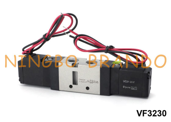 Tipo CA neumática de VF3230 SMC de la manera 24V DC 220V de la válvula electromagnética 5/2 del aire