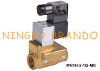 Tipo válvula electromagnética de cobre amarillo el 1/2” 24V DC de MN1H-2-1/2-MS 161728 Festo