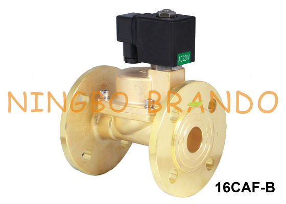 1&quot; 1 1/4&quot; 1 1/2” 2&quot; ensanchó el vapor de cobre amarillo de la válvula electromagnética 24 voltios 220 voltios