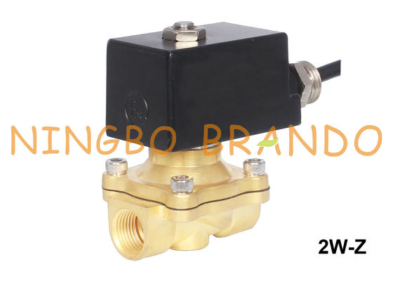 Válvula electromagnética de cobre amarillo a prueba de explosiones 3/8&quot; el 1/2” 3/4&quot; 1&quot; 24V 220V