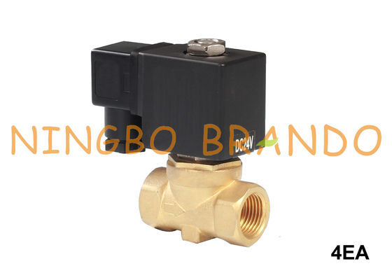 2/2 válvula 1/4&quot; 3/8&quot; el 1/2 de Operated Brass Solenoid del piloto del diafragma de la manera”