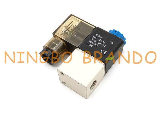 2 manera de la posición 2 1/8&quot; válvula electromagnética neumática de 2V025-06 DIN43650A