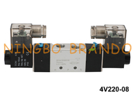 tipo manera doble neumática 24V 220V de 4V220-08 Airtac de la válvula electromagnética 5/2