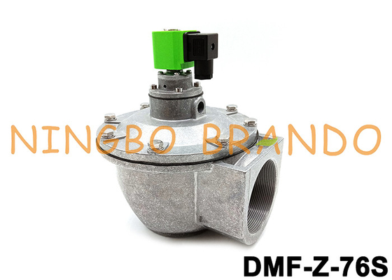 DMF-Z-76S válvula de diafragma de ángulo recto de 3 pulgadas AC220V DC24V