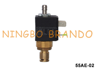 Tipo 3 válvula electromagnética de cobre amarillo de CEME de la manera para el fabricante 5515 de la máquina del café