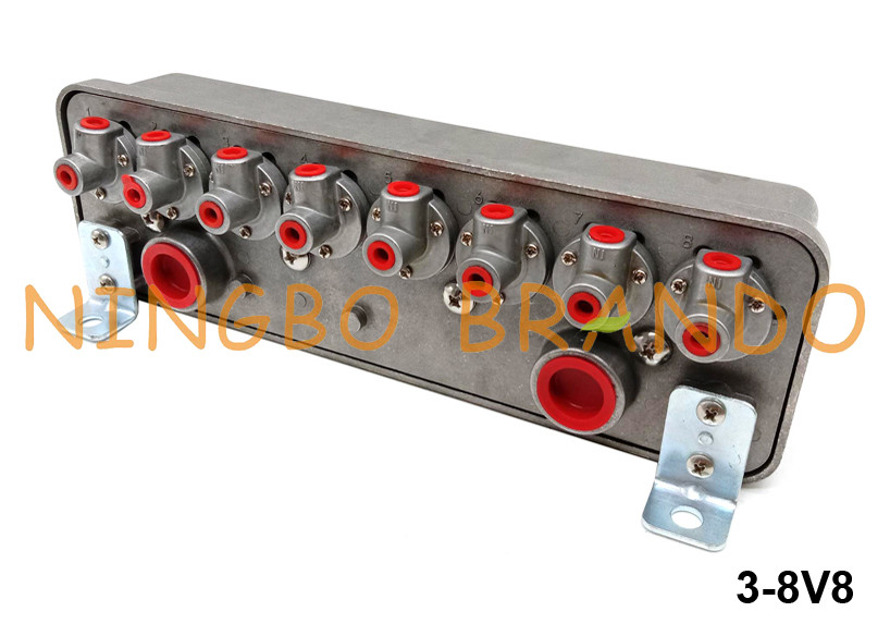 tipo piloto Valve And Enclosure de 3-8V8 Goyen del solenoide de 8pcs RCA3D