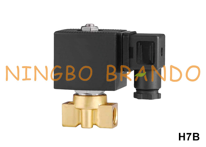 170 bar Agua Aire Gas de latón válvula de solenoide de alta presión 1/8' 1/4' 3/8' 220V 24V