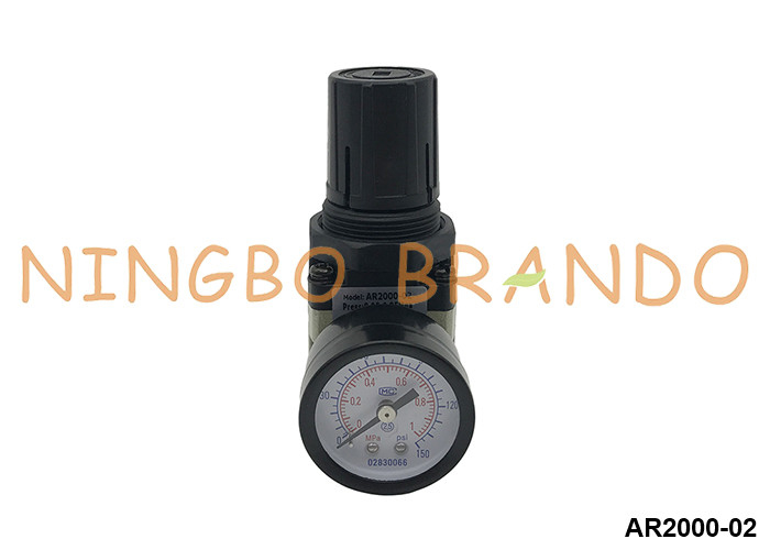AR2000-02 Regulador neumático de presión de aire de tipo SMC con diámetro 1/4''10 bar
