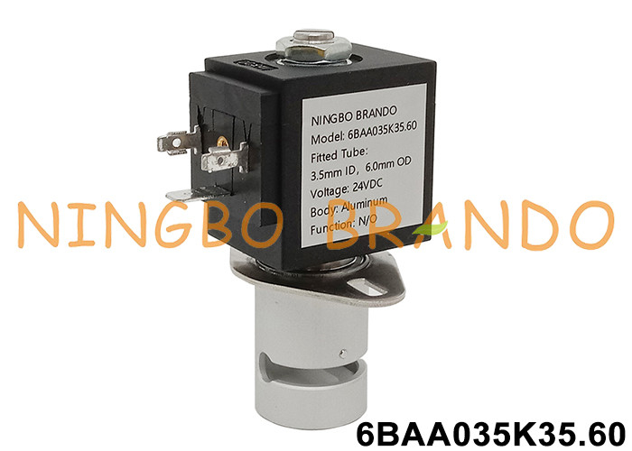 Válvula de pinza de solenoide de 2 vías normalmente abierta para la máquina de café 12V 24V 110V 220V
