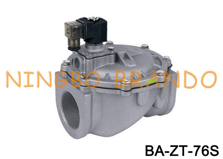 3'' válvula de solenoide de chorro de pulso directo para el colector de polvo 24V 110V 220V