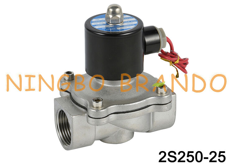 2S250-25 1'' 2/2 Way Stainless Steel Valve for Water Air Oil
