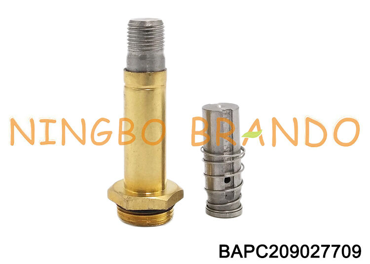 S9 2/2 vías NC rosca latón válvula solenoide armadura émbolo núcleo tubo