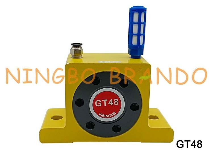 GT48 3/8'' Vibradores de turbina neumática Vibrador industrial dorado silencioso para tolva dorada