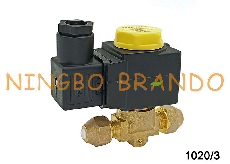 1020/3 Válvula solenoide de refrigeración Castel Tipo NC Conexión abocardada 3/8''