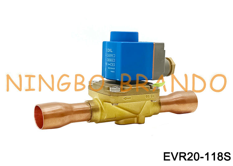 Válvula solenoide Danfoss tipo EVR 20 1-1/8 pulgadas ODF NC 032L1244