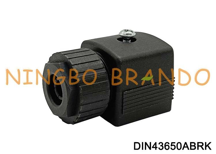 Conector de enchufe de cable de bobina de solenoide tipo 2508 DIN43650A 18 mm DIN 43650 tipo A