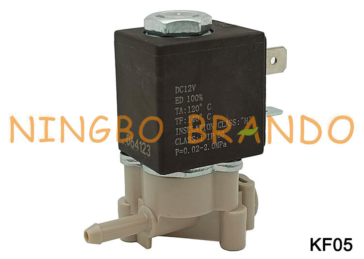 2-Way NC 1/8'' Solenoid Valve DC 12V Compact Electric Fluid Control Valve