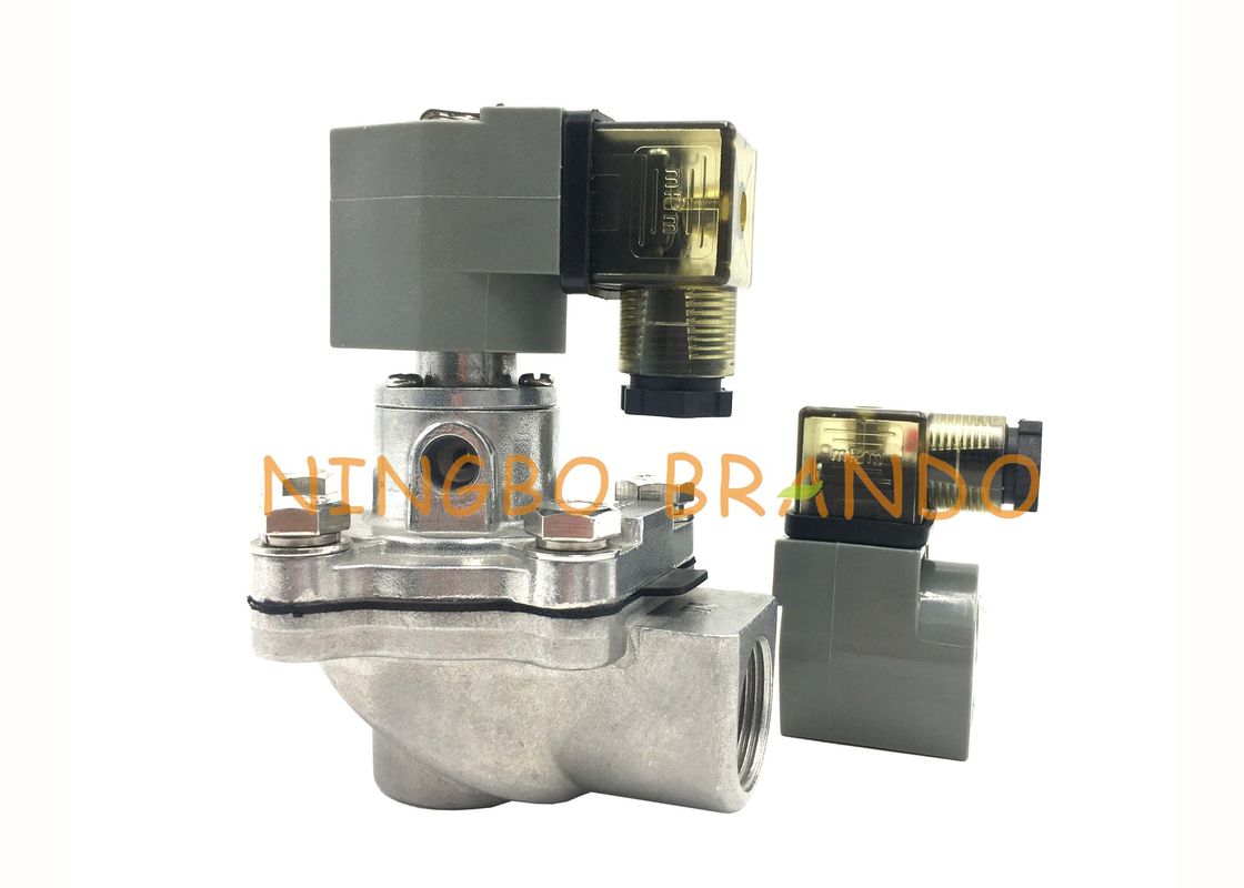 220V CA 24V DC DN20 válvula de ángulo recto normalmente cerrada del pulso del colector de polvo del diafragma de 3/4 pulgada CA20T
