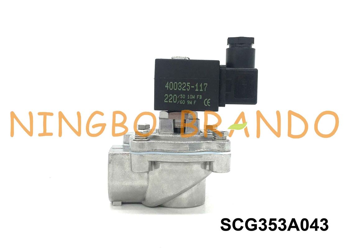 SCG353A043 tipo válvula 24VDC 220VAC de 3/4 pulgada ASCO del jet del pulso del colector de polvo