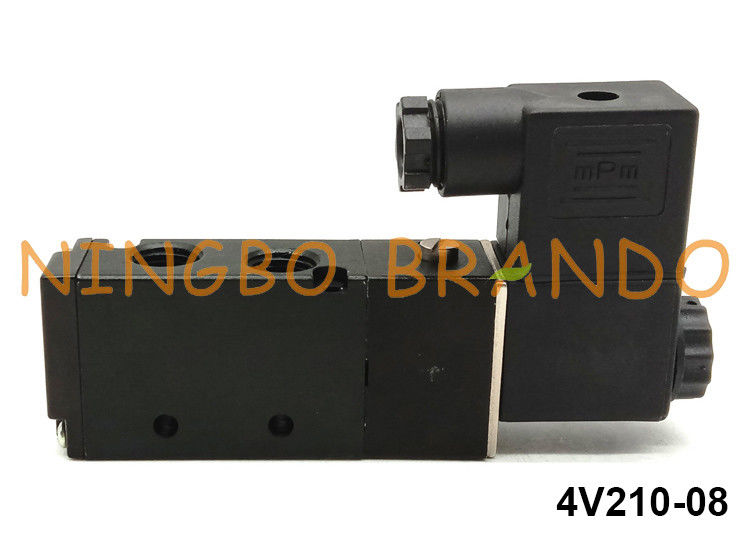 tipo posición neumática G1/4” 24VDC de 4V210-08 Airtac de la manera 2 de la válvula electromagnética 5