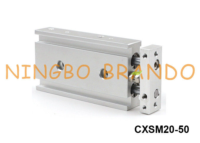 El tipo CXSM20-50 de SMC se dobla Rod Air Cylinder Pneumatic 20m m agujereados