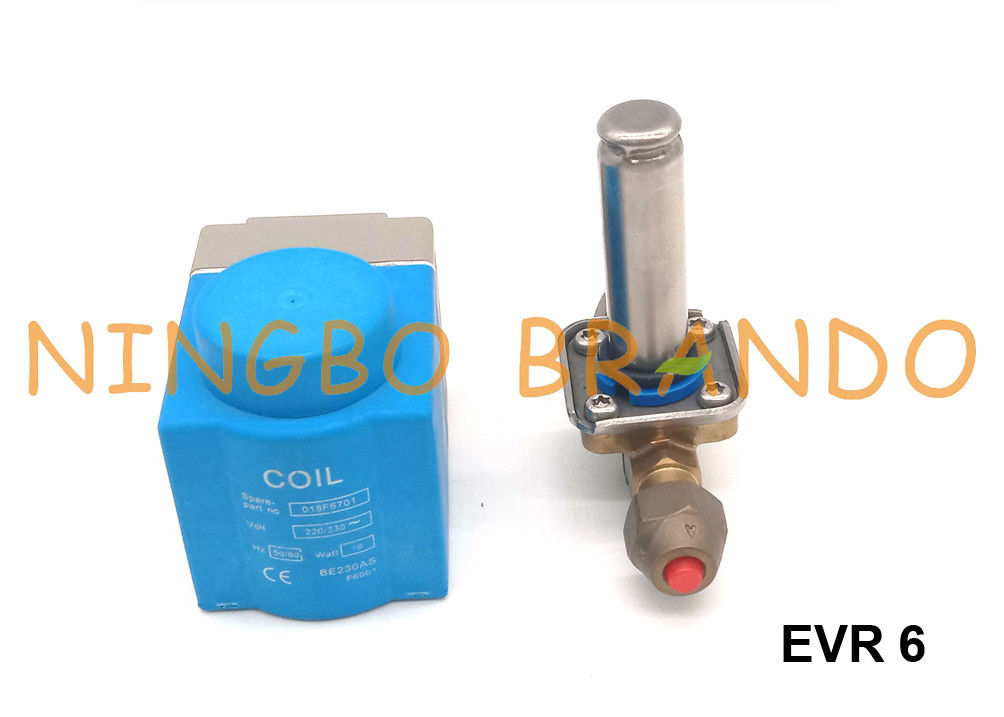 Tipo EVR de Danfoss de la refrigeración de la válvula electromagnética 6 3/8&quot; 032L8072