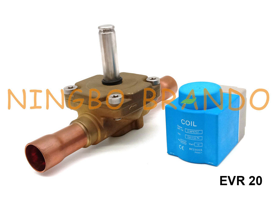 La válvula electromagnética líquida para la refrigeración Danfoss mecanografía EVR 20 NC 7/8&quot; 032L1240