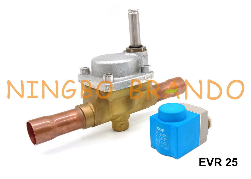 La válvula electromagnética en Danfoss refrigerante mecanografía a EVR 25 NC 1 1/8&quot; 032L2201