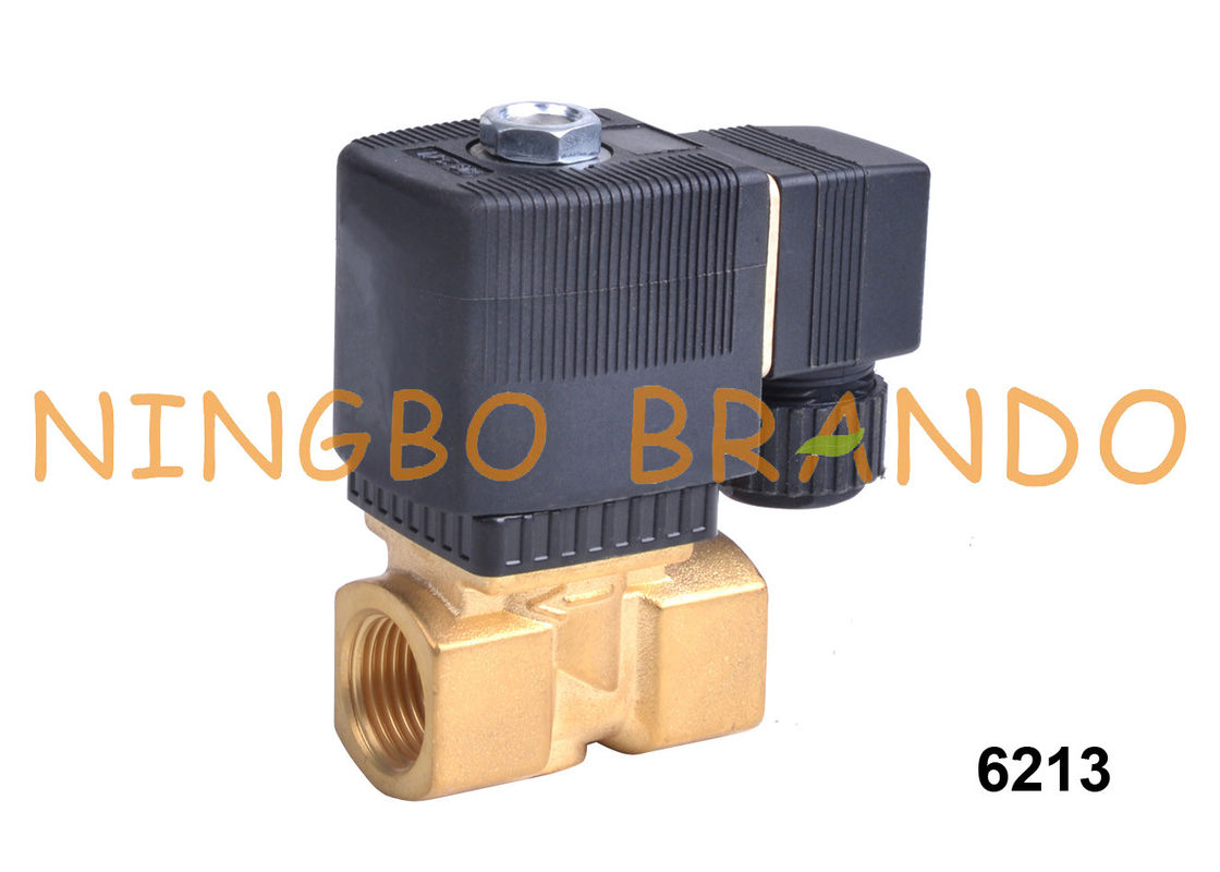Válvula electromagnética de cobre amarillo 6213 A 3/8 el 1/2 3/4 10,0 13,0 20,0 25,0 NBR FKM 24V 230V