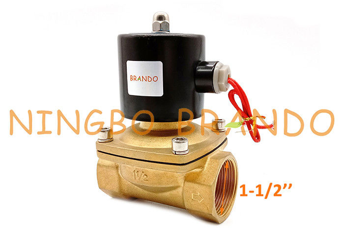 UW-40 2W400-40 1-1/2” 2/2 válvula de control de flujo del diafragma del NC de la manera semi
