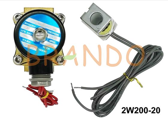 3/4'' Inlet Threaded Port 2W200-20 Pneumatic Water Solenoid Diaphragm Valve In Ultra-pure Water Equipment
