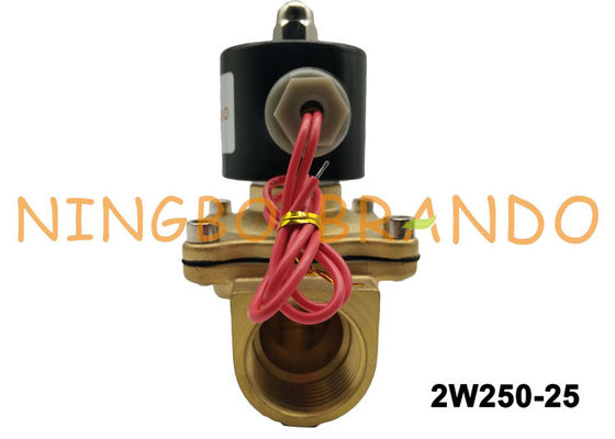 2W250-25 Brass Body G1" Inch Operated Normal Close Pneumatic Solenoid Valve DN25
