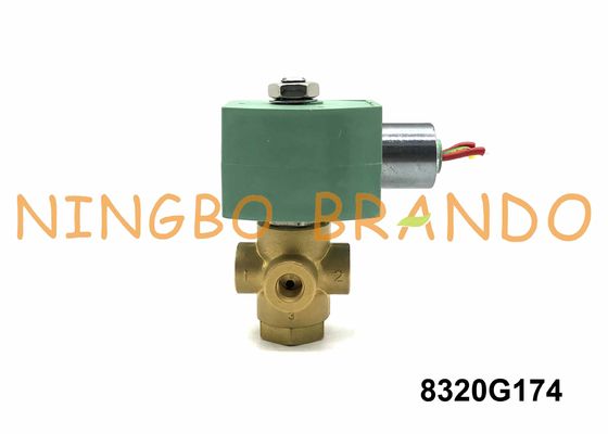 120VAC/60Hz 110VAC/50Hz ASCO Type 1/4" NPT 8320G174 3 Way Quick Exhaust Solenoid Valve