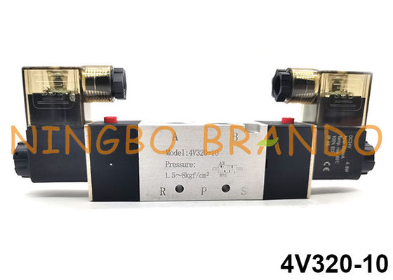 tipo regulador Pneumatic Solenoid Valve de 4V320-10 Airtac del doble 5/2 manera 24V 220V