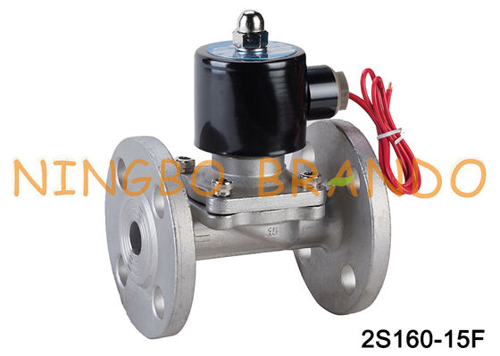 SUWF -15 2S160-15 Válvula solenoide de acero inoxidable con brida de 1/2 pulgada